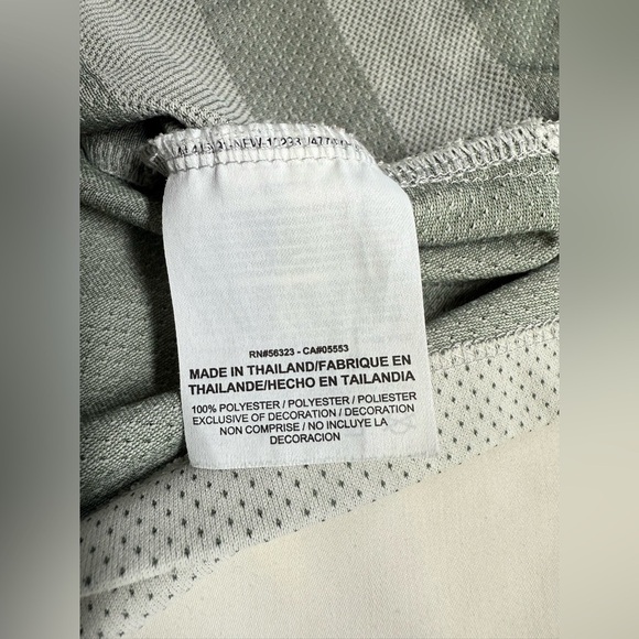 NIKE Men's Tonal Cooling beige and gray striped Polo Shirt size XXL - Picture 11 of 14